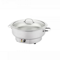 Elektrische Chafing Dish - rond Ø 40 cm - 6,8 liter - RVS - Sunnex