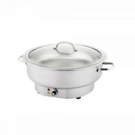 Elektrische Chafing Dish - rond Ø 40 cm - 6,8 liter - RVS - Sunnex