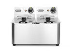 Friteuse - 2 x 4 liter - 2 x 3000W - 230V - Kitchen Line - Hendi - 205846 1