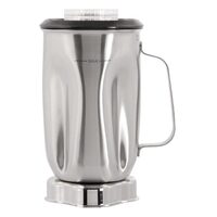 Blenderkan met deksel - 1 liter - RVS - Waring - N219