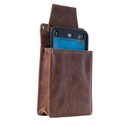 LD-O910 ipad mini 4 of mini 5 houder - cognac - foto 2