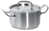 Kookpan (kitchen-line) met deksel, Ø160x(H)95mm, 1.7 liter