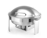 Chafing dish rond satin finish