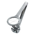 Eiersnijder aluminium met RVS snijdraden, 6 delen, L=19cm