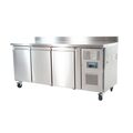 Polar RVS 3-deurs werkbank koeling met spatrand (417 ltr.) 4