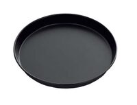 Pizza pan (bakblik), Ø 20 cm / H= 2.5 cm, blauwstaal