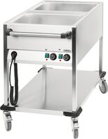 Bain Marie Trolley 2xGN11 V