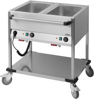 Bain Marie Trolley 2xGN11 H