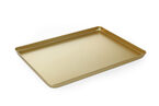 Tray - vitrineplateau - 40x30x2 cm - goudkleurig - aluminium - Hendi - 808566