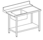 Spoeltafel, 120 cm, rechts, t.b.v. Aristarco doorschuifvaatwasmachines - OA016128