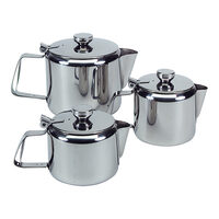 Theepot met deksel, RVS 18/8, 1,0 liter