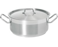 Kookpan (profi-line) met deksel, Ø200x(H)90mm, 2.8Lit.