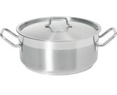 Kookpan (profi-line) met deksel, Ø280x(H)120mm, 7.5Lit.